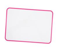 HOUDERCO Tableau Blanc Magnétique Double Face Portable pour Garçon et Filles Surface Effaçable à Sec en Abs Rose, pour Apprendre à Écrire et Dessiner