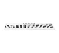 HOUDERCO Tapis D'entraînement pour Clavier de Piano Portable, Déchirable et Léger, en Pvc Double Face, Guide des Notes pour Débutants en Cours de Musique Extérieur