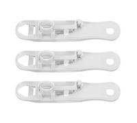 HOUDERCO Trancheuse Multifonction 3 Pièces Coupe-Légumes Blanc ABS 13X3X3 CM, Éplucheur Haricots Verts, Outil Cuisine Pratique pour Découpe et Préparation Quotidienne