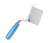 HOUDERCO Truelle Angle pour Cloisons Sèches en Acier Inoxydable, Outil D’Angle Intérieur et Extérieur, Bords Arrondis, Finition Murs