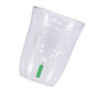 HOUDERCO Verre à Double Couche 180ml en Verre Borosilicaté Résistant la Chaleur de Fleur de Rose pour Cocktail et Spiritueux Bar ou Hôtel