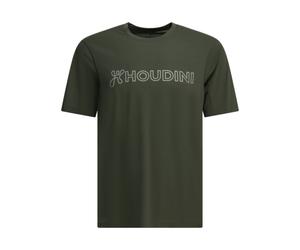 Houdini Sportswear t-shirt homme vert à logo réfléchissant - XXL