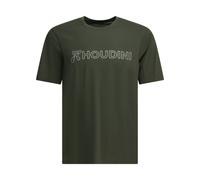 Houdini sportswear t-shirt homme vert en polyester recyclé à logo réfléchissant - XL