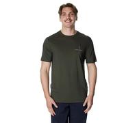 Houdini Sportswear - Tree Message Tee - T-shirt homme Green Illusion / EM Manifesto - XL