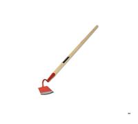 Houe forgée - Big - 100 mm - Acier haute qualité - Résistant à la rouille - Manche en pin - Pour désherber