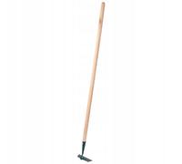 Houe KADAX, houe de jardin à desserrer, en métal, 14 cm, avec manche en bois