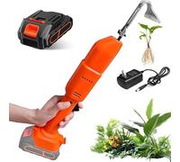 Houeur Et Désherbeur électrique 21v, Motobineuse électrique sans Fil avec Batteries Et Long Manche, Mini Houe électrique pour Creuser, Désherber Et Ameublir Le Sol #1