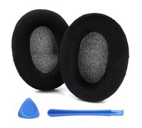 Houjunor Coussinets d’écouteurs de Rechange pour Sennheiser HD598/599/569/559/515/518/555/558/595/PC360, en Mousse mémoire Douce, Isolation Acoustique Haute densité (Noir)