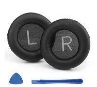 Houjunor Coussinets d’Oreille Rechange pour AKG K52/K72/K92/K240/K242, Coussinets Cuir protéiné Mousse à mémoire Forme, Pads Remplacement pour Casque avec Isolation Acoustique Haute densité (Noir)