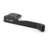 Houjunor Pouce en Alliage d'aluminium pour Fuji X100VI/X100V, poignée métallique pour Appareil Photo Fuji, Accessoire Photographique, poignée Thumbs Up améliorant la Prise de Vue à Une Main (Noir)