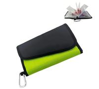 HOUKUNKA Sac de Rangement Multicouche de leurre de pêche Portable avec Boucle, Rangement d'appâts en Plastique Souple imperméable extérieur extérieur, Organisateur de matériel de pêche (1PC)