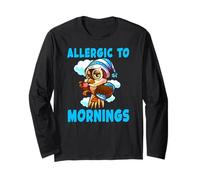 Houl Mignon Allergique aux Matins pour Amateur de café Manche Longue