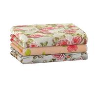 HOULIFE Bandanas floraux Bandeau en coton Foulards à fleurs Couvre-chefs vintage Couvre-chefs rétro Grands mouchoirs pour femmes Hommes Garçons Filles