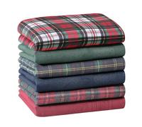 HOULIFE Mouchoir de poche pour homme mouchoir classique à carreaux en coton doux pochette à carreaux