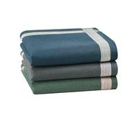 HOULIFE Mouchoirs classiques pour hommes Mouchoir en coton doux pour hommes Ensemble de mouchoirs pour hommes à rayures Mouchoir de poche pour hommes