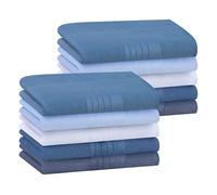 HOULIFE Mouchoirs en coton pour hommes couleur unie doux Mouchoir pour mariés fête de mariage bal de promo