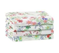 HOULIFE Mouchoirs pour femmes à fleurs vintage en coton doux pour femmes
