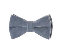 HOULIFE Nœud papillon en velours pour homme réglable pré-noué couleur unie nœuds papillon pour marié fête de mariage formelle (double couche)
