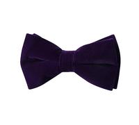 HOULIFE Nœud papillon en velours pour homme réglable pré-noué couleur unie nœuds papillon pour marié fête de mariage formelle (double couche)