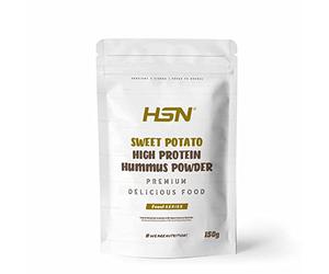 Houmous en poudre de HSN | houmous de pois chiche et bonbon 150 g = 5 prises par récipient de houmous protéiques | Pas besoin de réfrigération | Non-GMO, végétalien, sans gluten