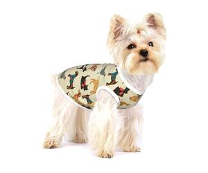 Hound Dogs T-shirt sans manches en coton pour chien Imprimé léger