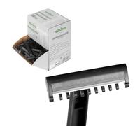 Hound Tattoo Supply - Rasoir jetable pour tatoueurs - Noir - Lame en acier de haute qualité - Paquet de 100 pièces - Rasage confortable (LAME SIMPLE)