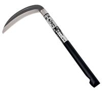 Hounen Faucille Japonaise Lame 18cm Jardin Taille Herbe Lierre Récolte Légume Désherbage Acier Chromax