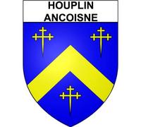 Houplin-Ancoisne 59 ville Stickers blason autocollant adhésif - Taille : 4 cm