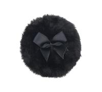 Houppette à poudre pour bébé - Applicateur en fibre douce, outil doux pour le corps | Coussin rond avec nœud en ruban, produit lisse et doux pour la peau, parfait accessoire de soins pour bébé adulte