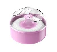 Houppette à poudre pour le corps - Boîte vide pour cosmétiques pour bébé avec étui - Grande boîte vide pour bébé avec