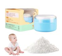 Houppette à poudre pour le corps et récipient - Boîte à poussière étanche | Houppette à poudre corporelle et récipient pour le bain et les voyages, idéal pour les femmes et les bébés
