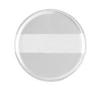 Houppette à poudre pour le visage, éponge de maquillage transparente, applicateur doux et réutilisable pour poudre libre, fond de teint humide ou sec, correcteur et outil d'application de blush, 6,8 x