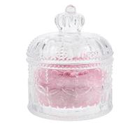 Houppette Applicatrice de Poudre 3, 34 Pouces, 1 Set Rose | Boîte Incluse, pour Retouches et Voyage, Compatible Poudre Corps et Compacte