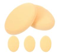 Houppette de Maquillage en Coton Ovale 5 Pièces | Application Douce, Retouches Pratiques, Usage Quotidien, pour Débutants et Maquilleurs, Kit Professionnel