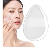 Houppette de Maquillage - Poudre Fixante Translucide - Éponge Mélangeuse Miniature Sec et Humide Réutilisable pour Correcteur et Fard à Joues - Femmes et Jeunes Filles