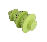 Houppette de Poudre de Maquillage à Paillettes D'arbre de Noël Vert, Houppette de Poudre de Polyuréthane Hydrophile Douce et élastique pour Maquillage de Base avec