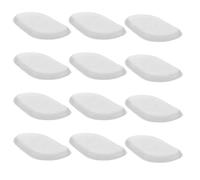 Houppette en Silicone Transparente Feuille, Lot de 12 pour Maquillage | Souple et Flexible, Finition Uniforme sans Traces, pour Primer et Poudre Corporelle, Usage Quotidien ou Kit Pro