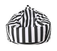 Houppette gonflable d'extérieur pour piscine, housse imperméable pour pouf, parfaite pour le jardin, la plage et le salon, siège d'angle, taille enfant, diamètre 70 cm, noir