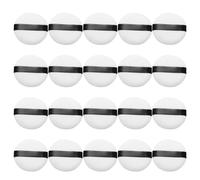Houppette Maquillage Ultra Douce, Poudre Visage Compacte | Finition Naturelle, Douce pour Peau Sensible, Coins Fins et Grosse Zone Plate, Retouches Faciles