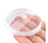 Houppette Poudre Visage - Houpette Transparente Poudre Libre | Éponge de Fusion Douce Réutilisable pour Fond de Teint, Correcteur et Accessoires de Beauté Miniatures