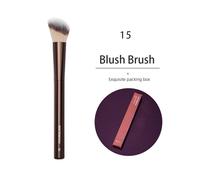 Hourglass-Pinceau À Fard À Joues Liquide,Brosse À Contour Angulaire,Outils De Beauté Professionnels,Poudre Adt,Salle De Bain,N ° 15 - Type Black