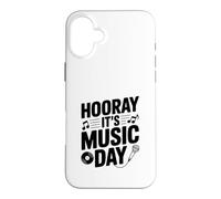 Hourra, C'est la fête de la Musique, Un Amateur de Musique Amusant Coque pour iPhone 16 Plus