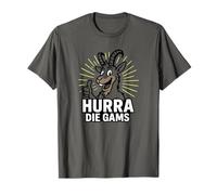 Hourra Die Gams Schiurlaub Apres Schi Party Hütte Almgaudi T-Shirt