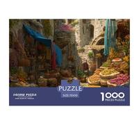 House 1000 Piece Focus Training Jigsaw Charming Street View Town Puzzle, Educational for Kids Adults, Stress Relief & Family Bonding 70x50cm/1000pcs