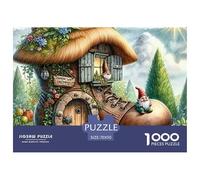 House 1000 Piece Home Leisure Jigsaw The Cottage Hidden in The Shoes Puzzle, Educational Toy for Kids Adults, British Family Relaxation Activity 70x50cm/1000pcs