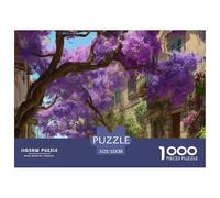 House 1000 Pieces Fun Gift Jigsaw Charming Street View Town Puzzle, Educational Toy for Children Adults, British Brain Training & Family Leisure 52x38cm/1000pcs