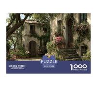 House 1000 Pieces Premium Jigsaw Charming Street View Town Puzzle, Gift for Children Adults, Educational Cognitive Training & British Leisure Game 52x38cm/1000pcs