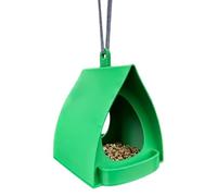 House Bird Feeder - Open Design Decorative Station - Hut Shape Hangable Decorative Bird Feeders, Outside Garden Winter Balcony Squirrel Hummingbird