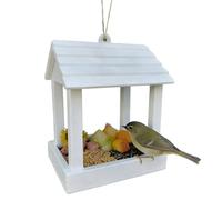 House Bird Feeder Outdoor Food Station | Weather-Resistant Hangable Bird Feeder, Parfait pour Hummingbird, Finch, and Small Birds, Idéal pour Yard, Garden, Balcony, Porch, Or Outdoor Viewing