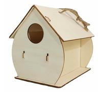 House Bird - Maison d'oiseau en bois, maison d'oiseau suspendue en plein air | Nid d'oiseau de colibri en bois, fabrication exceptionnelle, maisons d'oiseaux pour le moineau avaler, petite maison d'oi